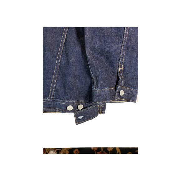 Gap Jeans Jacket Dark Denim 3/4 Sleeve Medium - Picture 4 of 6